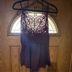 Victoria Secret Plum Onesie